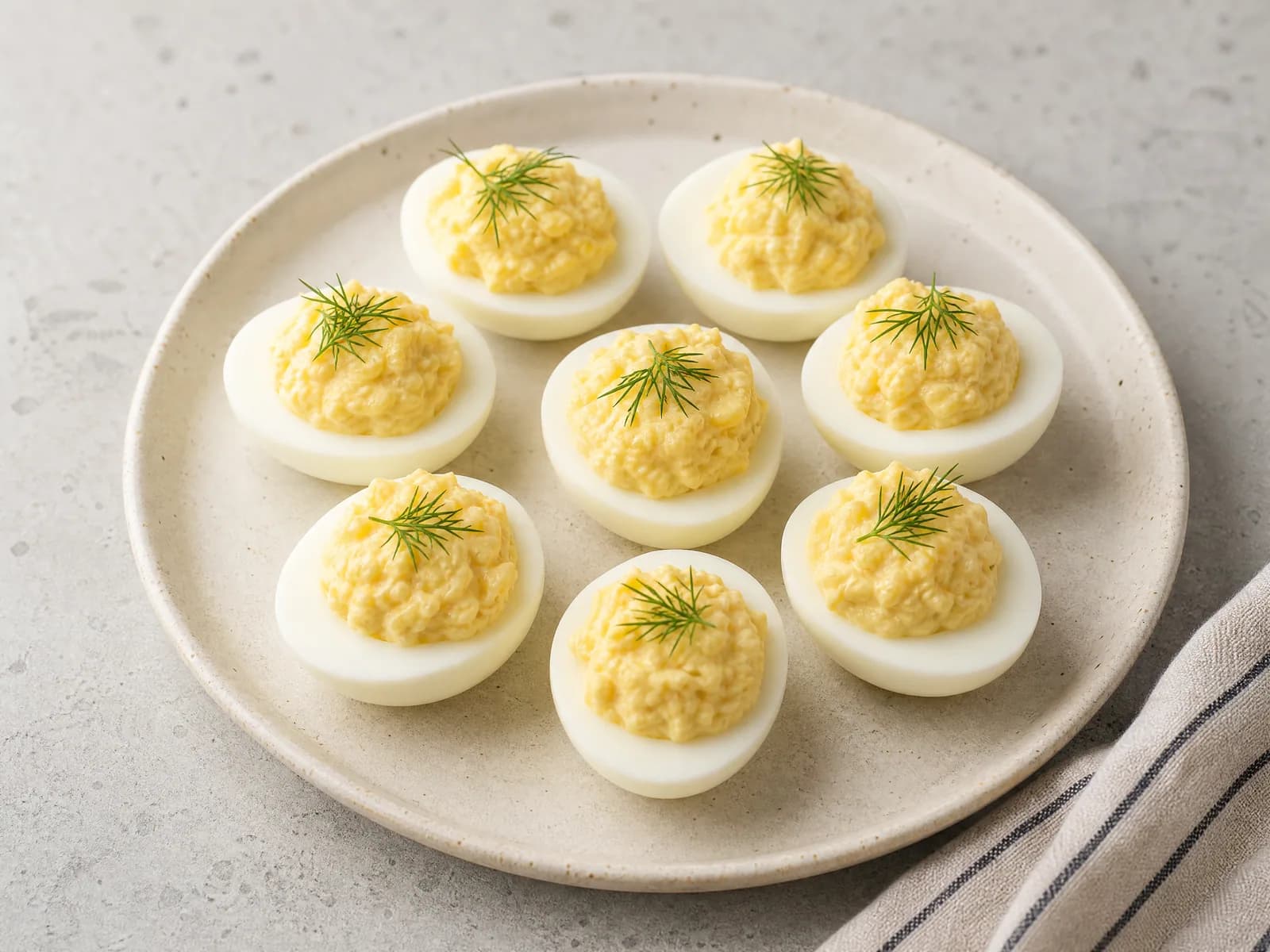 Яйца, фаршированные сыром
